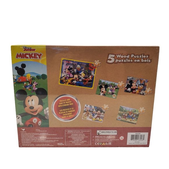 Disney Mickey Mouse Wood Puzzles Minnie Mouse Donald Duck Goofy - Picture 7 of 12